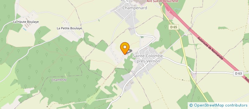 localisation de l'entreprise SCB VAZARD à SAINTE-COLOMBE-PRES-VERNON