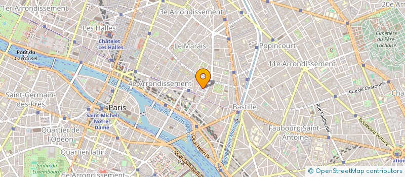 localisation de l'entreprise SCBE  PARIS