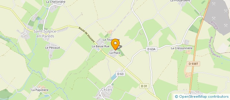 localisation de l'entreprise SCBG  RIVES-DU-FOUGERAIS