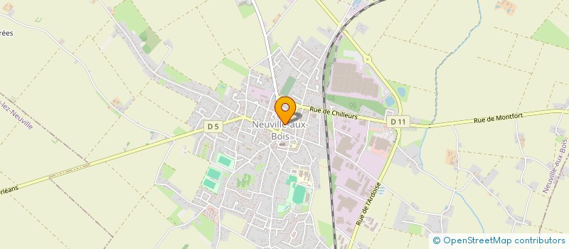 localisation de l'entreprise SCBH à NEUVILLE-AUX-BOIS