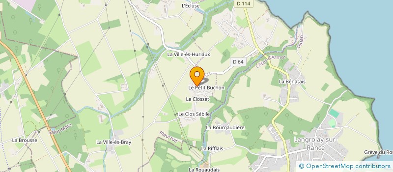 localisation de l'entreprise SCBJ  PLEURTUIT