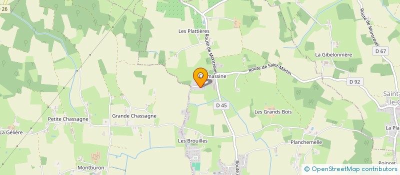 localisation de l'entreprise SCBJP  CURTAFOND