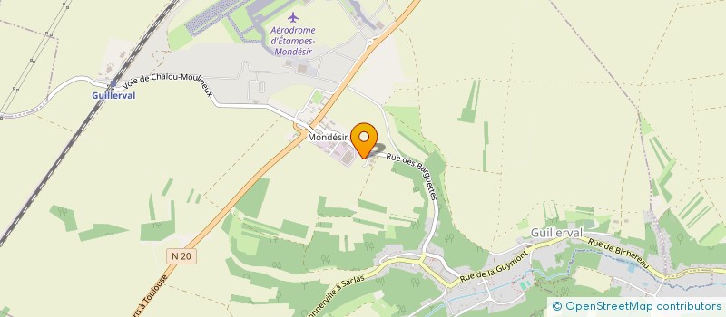 localisation de l'entreprise SCBM  GUILLERVAL