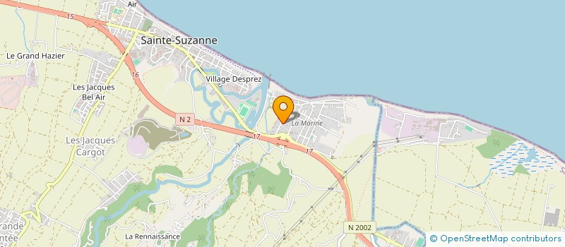 localisation de l'entreprise SCBR  SAINTE-SUZANNE