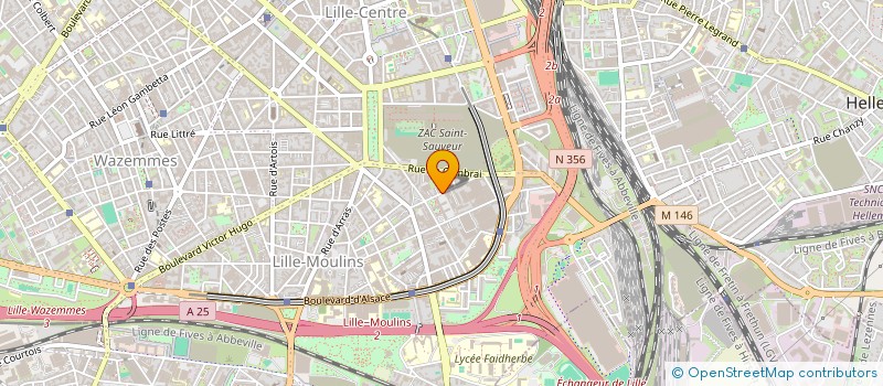 localisation de l'entreprise SCBTP à LILLE