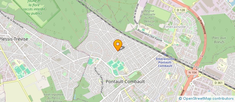 localisation de l'entreprise SCC à PONTAULT-COMBAULT