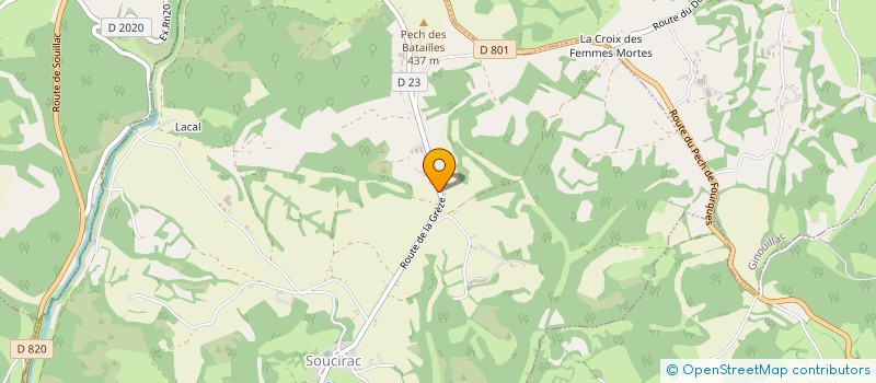 localisation de l'entreprise SCC COMPETITION  SOUCIRAC