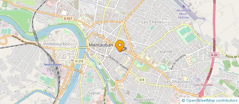 localisation de l'entreprise SCC CONST PECHMEJA 1 LAFRANC à MONTAUBAN