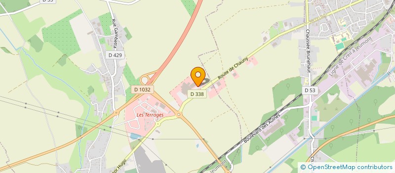 localisation de l'entreprise SCC DRIVE à VIRY-NOUREUIL