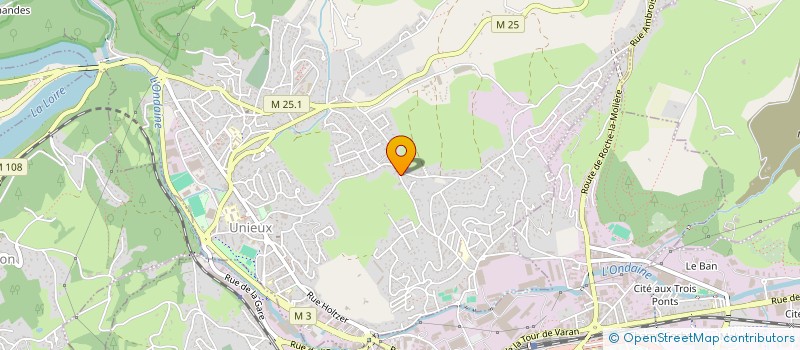 localisation de l'entreprise SCC IMMO  UNIEUX