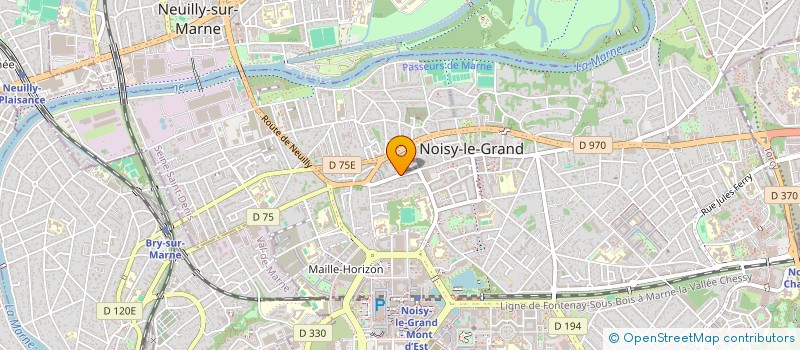 localisation de l'entreprise SCC LA BARONNERIE  NOISY-LE-GRAND