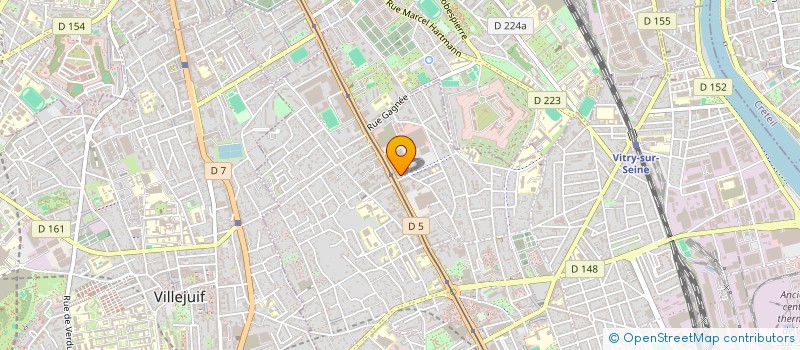 localisation de l'entreprise SCC LA BOURDINIERE à VITRY-SUR-SEINE