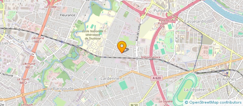 localisation de l'entreprise SCC LARDENNE à TOULOUSE