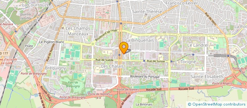 localisation de l'entreprise SCC LES PERGOLAS à RENNES