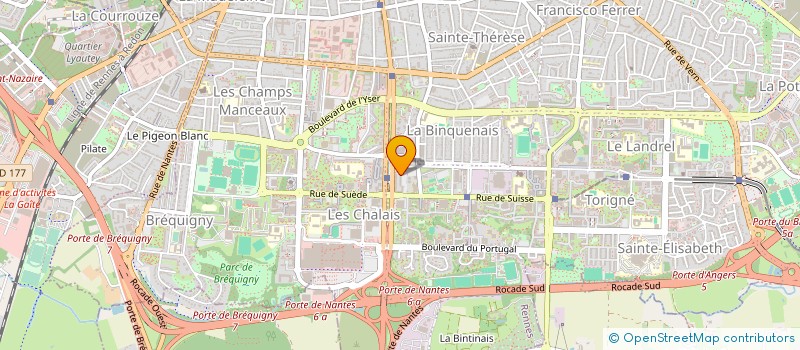 localisation de l'entreprise SCC LES RESIDENCES DE CHEZY à RENNES