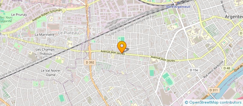 localisation de l'entreprise SCC PLOMBERIE  ARGENTEUIL