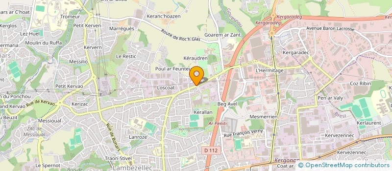 localisation de l'entreprise SCCA ICALI ZOLA à BREST