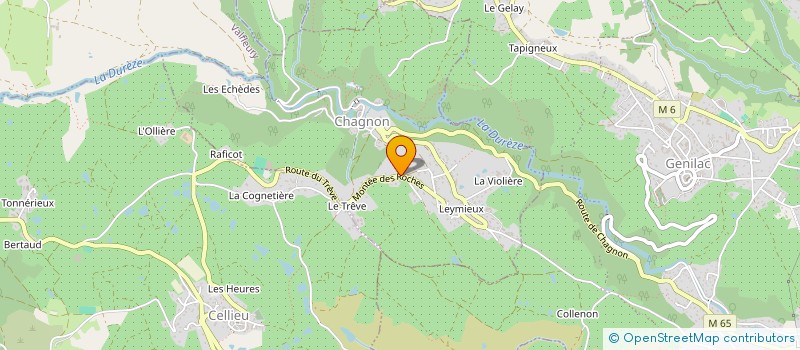 localisation de l'entreprise SCCABE-IMMO  CHAGNON