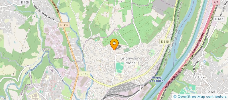 localisation de l'entreprise SCCALE  GRIGNY