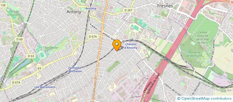 localisation de l'entreprise SCCC à ANTONY