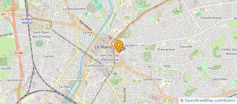 localisation de l'entreprise SCCC LA GRANDE MEALTIERE MAYET à LE MANS