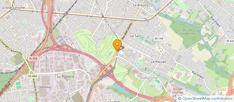 localisation de l'entreprise SCCC LE CLOS SAINT SAENS  VILLENEUVE-D'ASCQ