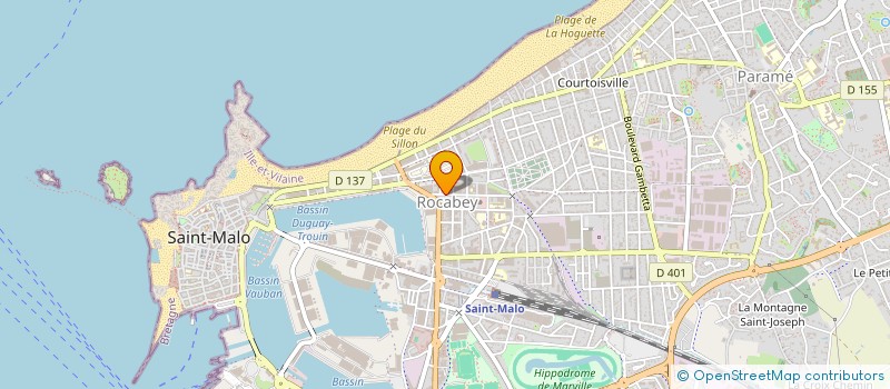 localisation de l'entreprise SCCC LE VAL 1 à SAINT-MALO