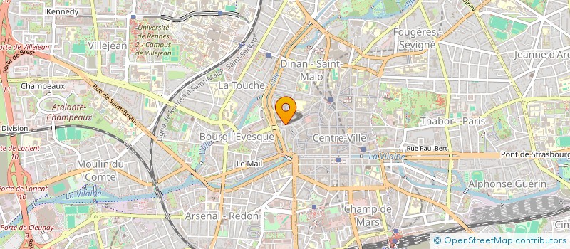 localisation de l'entreprise SCCC LES MAISONNEES 2 à RENNES
