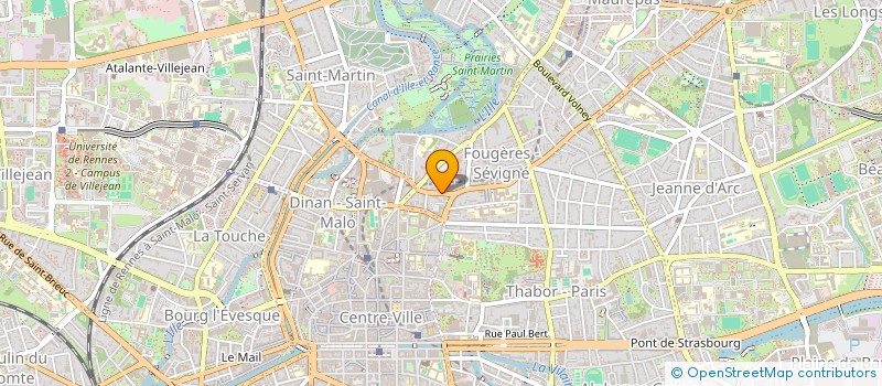 localisation de l'entreprise SCCC LES VALERIANES à RENNES