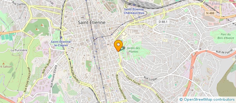 localisation de l'entreprise SCCC RESIDENCES DES ARTS à SAINT-ETIENNE