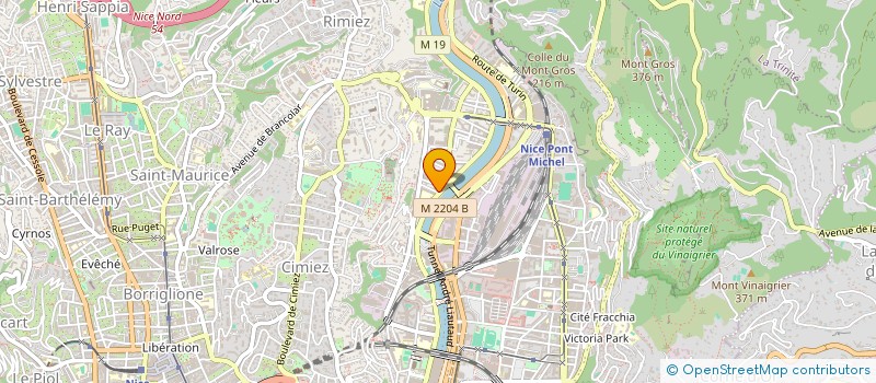 localisation de l'entreprise SCCC SAINTE VALERIE à NICE