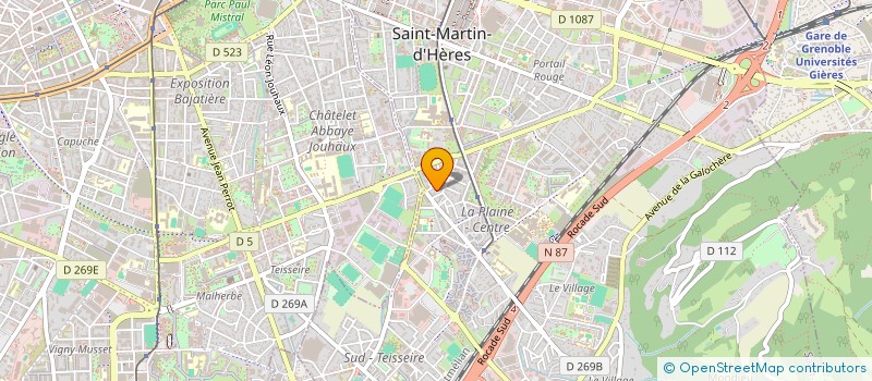 localisation de l'entreprise SCCF  SAINT-MARTIN-D'HERES