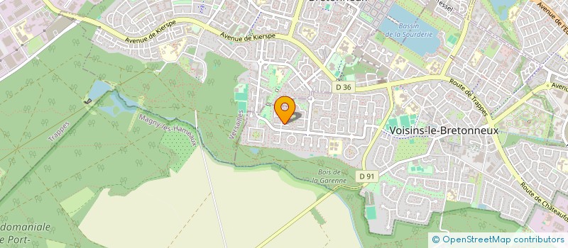 localisation de l'entreprise SCCFH  VOISINS-LE-BRETONNEUX