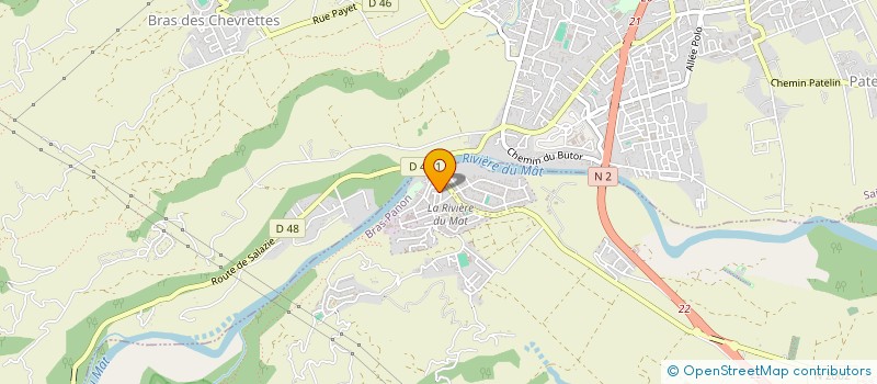 localisation de l'entreprise SCCH  BRAS-PANON