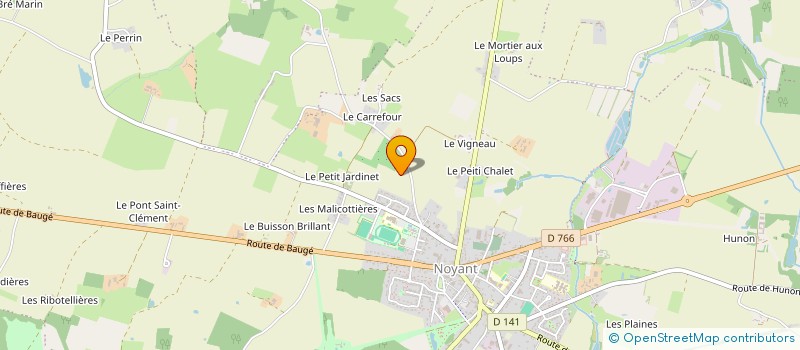 localisation de l'entreprise SCCHASSE  NOYANT-VILLAGES