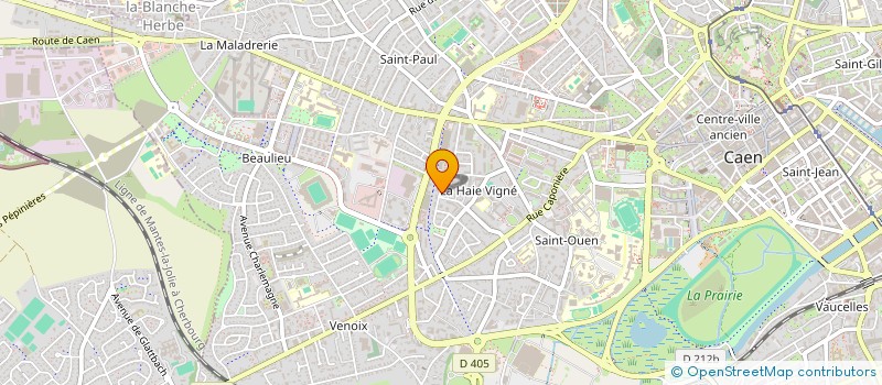 localisation de l'entreprise SCCHB  CAEN
