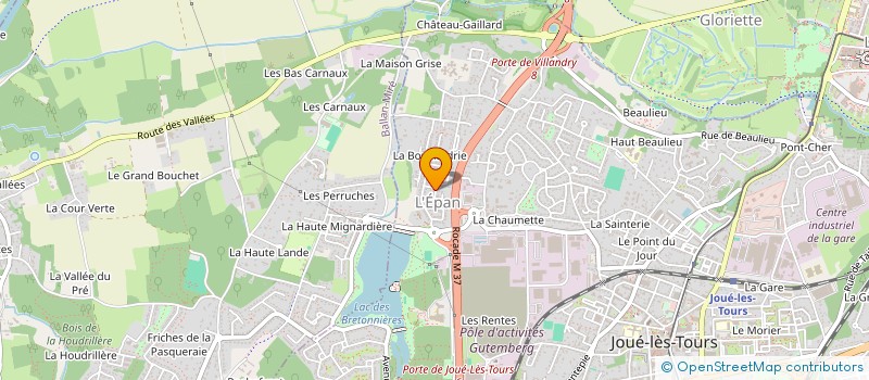 localisation de l'entreprise SCCI  JOUE-LES-TOURS