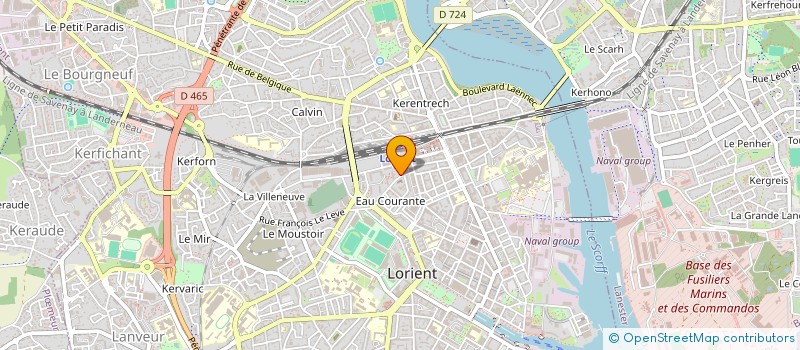 localisation de l'entreprise SCCI DU MOULIN DE LA GREE  LORIENT