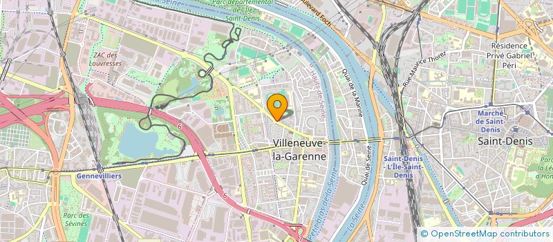 localisation de l'entreprise SCCI THERM à VILLENEUVE-LA-GARENNE