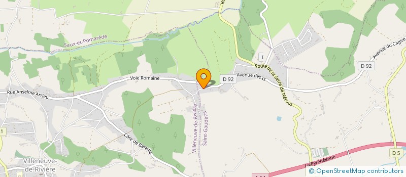 localisation de l'entreprise SCCM  SAINT-GAUDENS