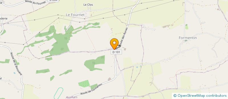 localisation de l'entreprise SCCP INVEST  AUVILLARS