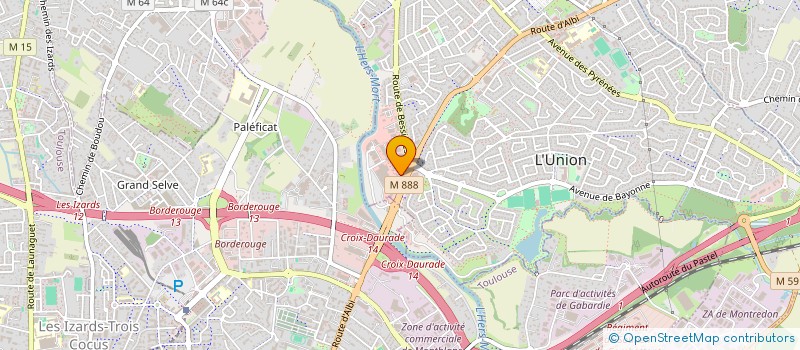 localisation de l'entreprise SCCS à L'UNION