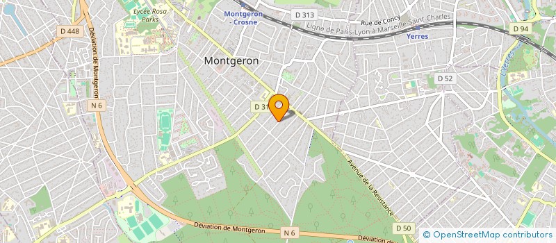 localisation de l'entreprise SCCSB à MONTGERON