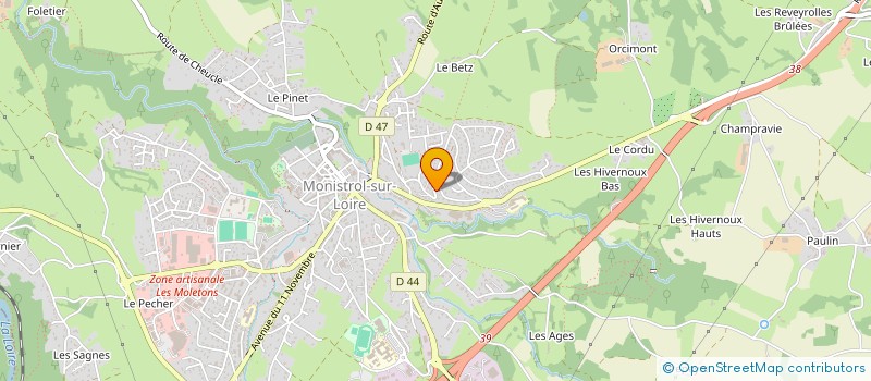 localisation de l'entreprise SCCT  MONISTROL-SUR-LOIRE