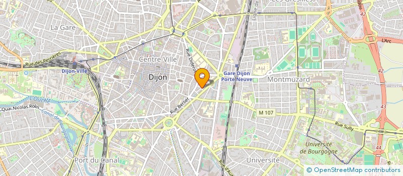 localisation de l'entreprise SCCV 1 ROUTE DE CHEVIGNY à DIJON