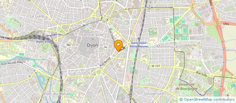 localisation de l'entreprise SCCV 1 RUE ARISTIDE BRIAND à DIJON