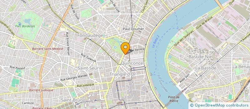 localisation de l'entreprise SCCV 12 AVENUE DIESSE - BAYONNE à BORDEAUX