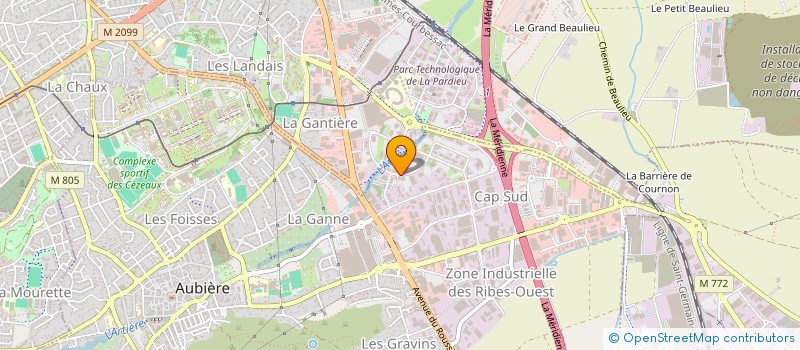 localisation de l'entreprise SCCV 12  RUE BLATIN  AUBIERE