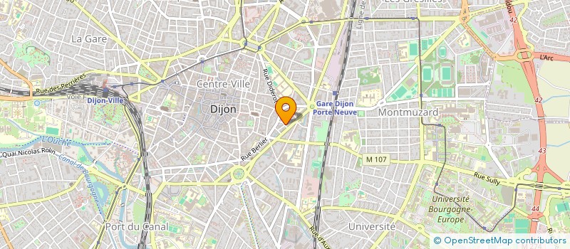 localisation de l'entreprise SCCV 134-134B RUE D'AUXONNE à DIJON