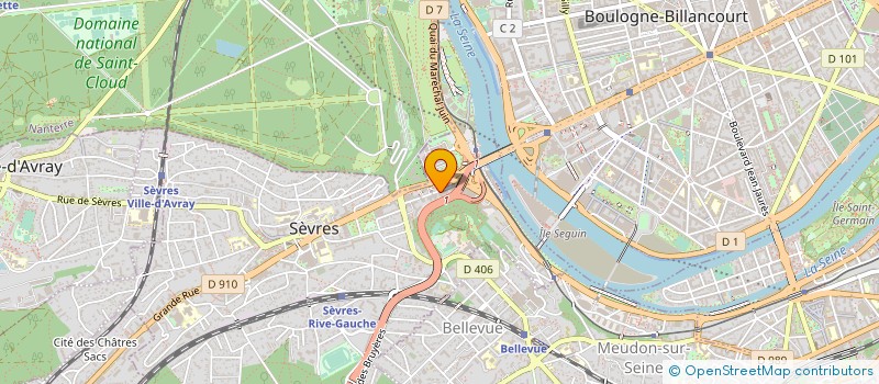 localisation de l'entreprise SCCV 15/17/19 ALLEE DE LA JUSTICE  SEVRES